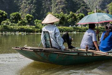 Obraz premium Boat Ride in Tam Coc