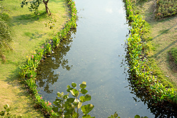 water way brook garden Park