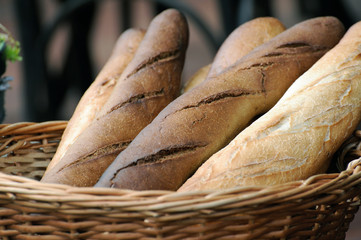 Close-up of traditional bread