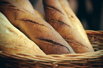 Close-up of traditional bread