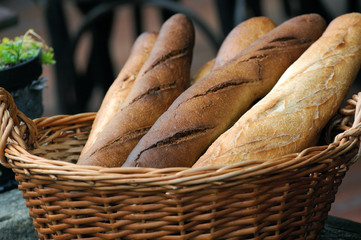 Close-up of traditional bread