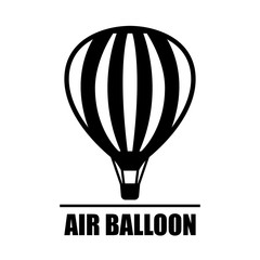 Vector hot air ballon icon