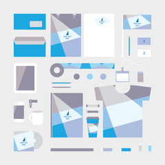 Vector corporate identity design. Sorporate identity set for company. Business stationery. Business corporate identity template. Branding elements. Sorporate identity icons. Corporate template