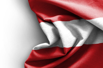 Flag of Austria on white background