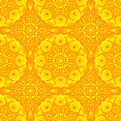 Seamless pattern. Decorative pattern in beautiful bright colors. Vector illustration