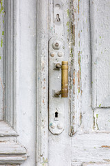 old vintage door handle
