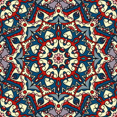 Seamless pattern. Decorative pattern in beautiful colors. Vector illustration