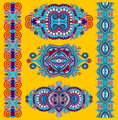 ornamental decorative ethnic floral adornment for your design