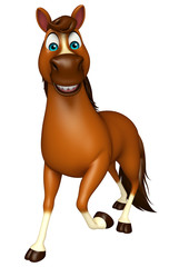 walking Horse cartoon character