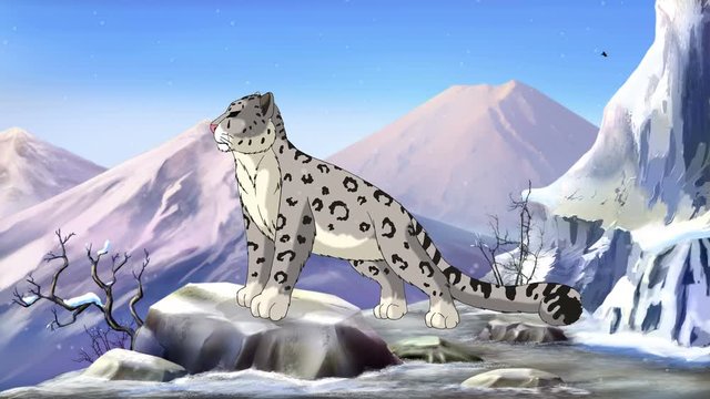 Snow Leopard Cartoon Video Footage – Browse 2 HD Stock Video and Footage |  Adobe Stock