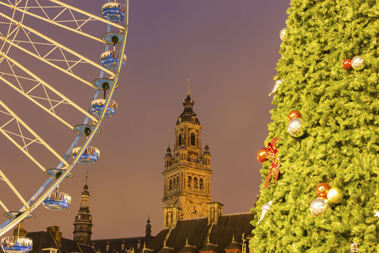 Lille In France During Christmas