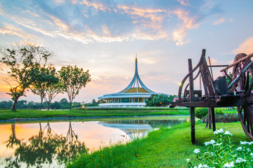 Twilight Pavilion landmark of Suan Luang Rama IX Public Park, Bangkok, Thailand