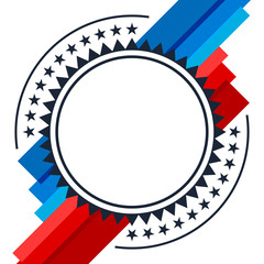 American patriotic abstract modern background