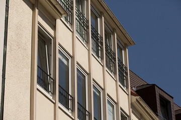 Obraz premium Moderne City Loft Wohnung in Großstadt 