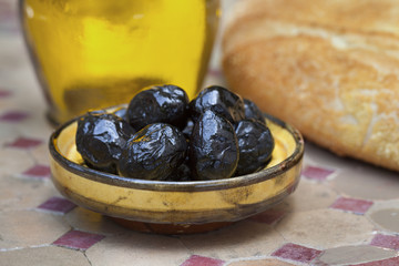 Moroccan breakfast olives