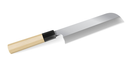 Photorealistic chef knife