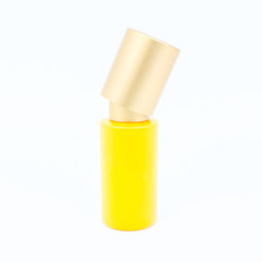 Cosmetic cream bottle isolated on white background