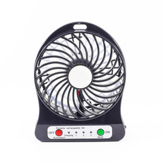 Mini Fan, Portable fan USB on white background