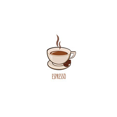Coffee cup icon. Espresso