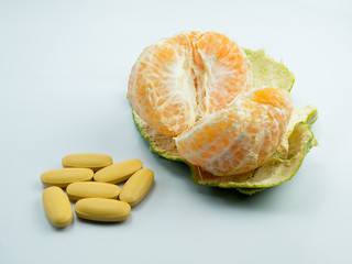 vitamin and orange