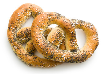 tasty salted pretzel