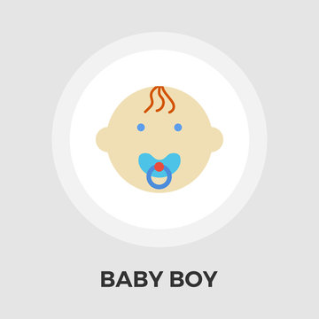 Baby Boy Flat Icon