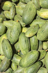 Green cucumbers