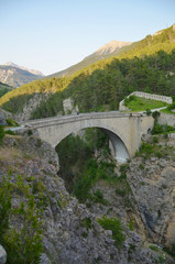 Fototapeta na wymiar Pont Asfeld (Briançon / Hautes-Alpes)