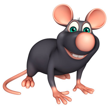 funny Rat cartoon character