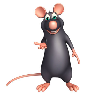 fun  Rat cartoon character