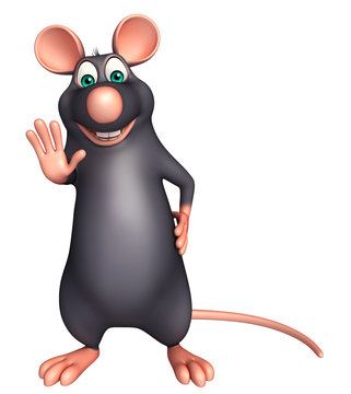 stop   Rat cartoon character