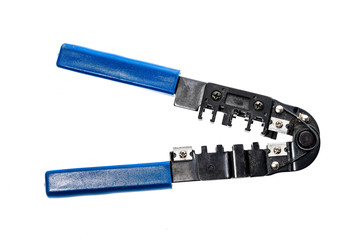 Crimping tool isolated on white background.