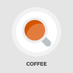 Cup of coffee flat icon