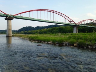 red arch bridge