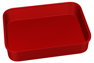 Kitchen pan, isolated on white background.