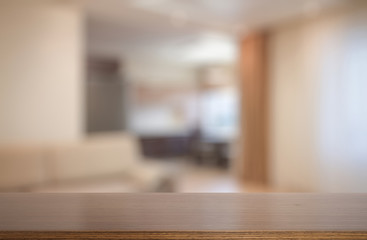 desk in the room