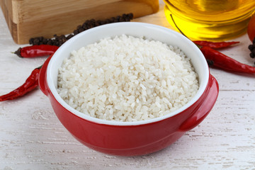 Raw rice