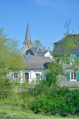 Dorfkern von Gruiten-Dorf im Neandertal nahe Mettmann,NRW,Deutschland