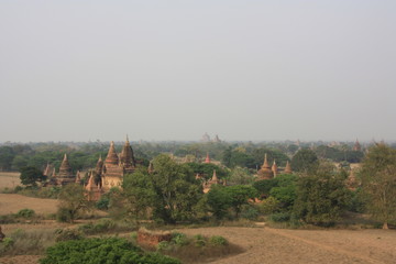 Temples in Bagan, Land of Pagoda, Myanmar