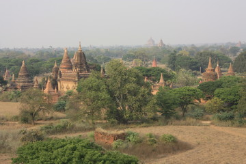 Temples in Bagan, Land of Pagoda, Myanmar