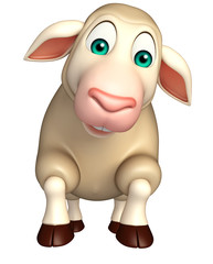 jumping Sheep  cartoon character