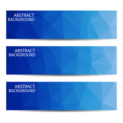 Fototapeta premium Abstract Geometrical Background from triangles. Abstract geometric invitation or banner. Vector Illustration.