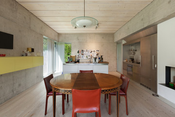 Interior, dining table
