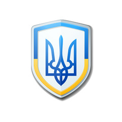 Ukraine shield sign