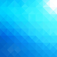Blue Grid Mosaic Background, Creative Design Templates
