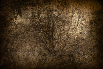 Obraz premium gray grunge vintage background with landscape