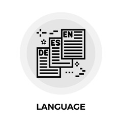 Language Line Icon