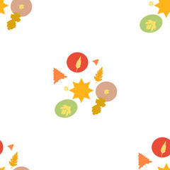 Leaves seamless pattern