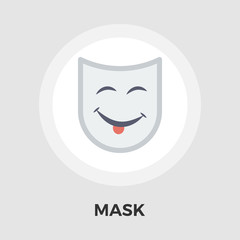Mask vector flat icon