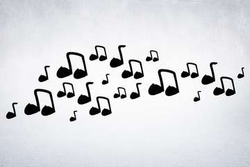 Composite image of music note - Powered by Adobe